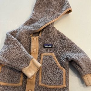 VGUC • Patagonia baby retro pile fleece jacket • 3-6m